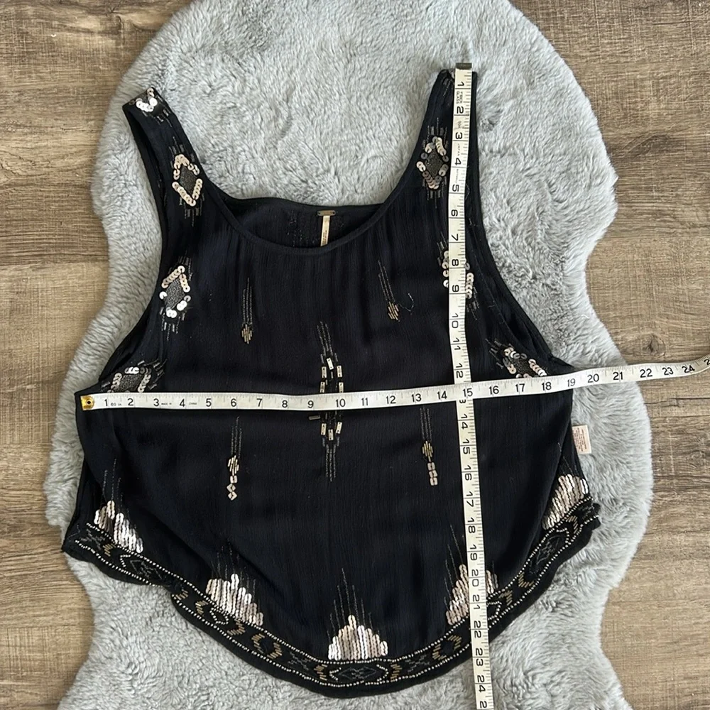 Free People Bad Girls Do It Well Sequin Tank S - Picture 5 of 9